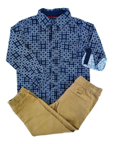 Conjunto Ropa De Niño 3 Piezas Camisa Pantalón Playera (Usado)