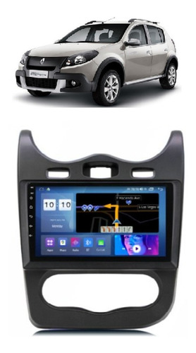 Multimídia Android Renault Sandero Stepway 12-14 8/core 10p