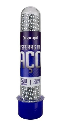 Imagem 2 de 3 de 4 Esferas De Aço Dispropil 4.5 500un + 15 Co2 Swiss Arms 12g