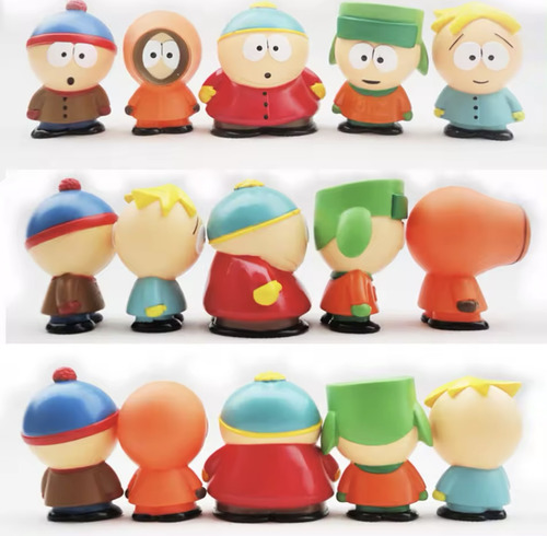 Kit 5 South Park Boneco Action Figure Eric Kenny Stan Butter