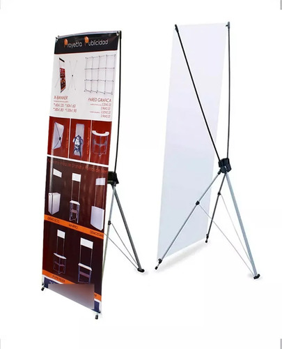 Porta Banner Display Araña Portatil 80x180 Economico C/bols