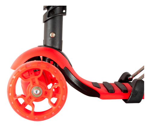Scooter Infantil Modelo Catarina De 5 Posiciones Y Luz Led Color Rojo