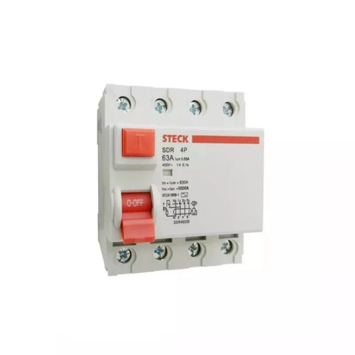 Interruptor diferencial miniatura-para riel din Steck SDR46330
