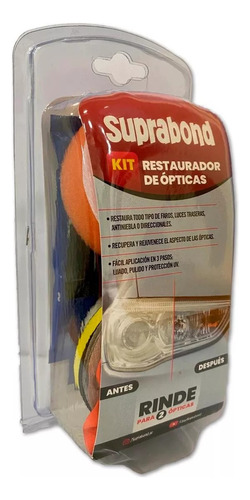 Kit Restaurador De Opticas Suprabond. Rinde 2 Ópticas