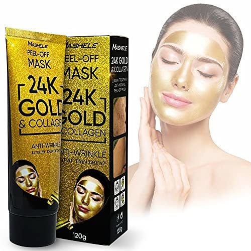 Mascarillas - 24k Gold Facial Mask Collagen Peel-off Anti-wr
