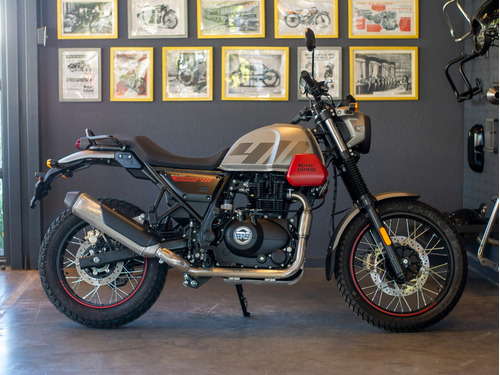 Imagen 4 de 25 de Royal Enfield Scram 411 Graphite Red Entrega Inmediata