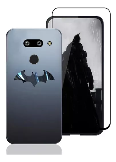 Funda Para LG G8 Thinq Matte Con Vidrio Mica Y Moda Logotipo