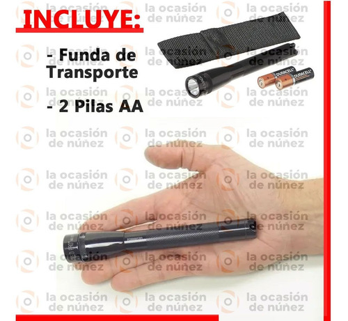 Imagen 3 de 7 de Linterna Maglite Led Pro 2aa Tactica Potente 272 Lumenes