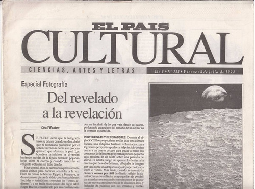 Dossier Sobre Fotografia El Pais Cultural Nº 244 1994