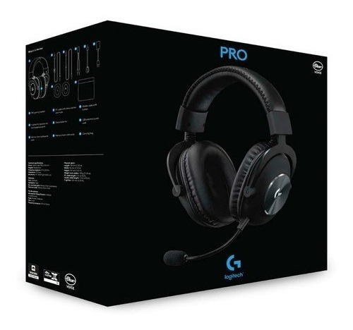Audífonos Para Juego Logitech Pro X Para Juego Con Micrófono