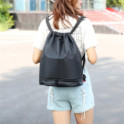 Mochila Con Cordón Mochila Mochila Mochila Cordón Negro
