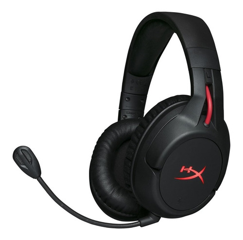 Imagen 1 de 5 de Auriculares gamer inalámbricos HyperX Cloud Flight HX-HSCF negro con luz rojo LED