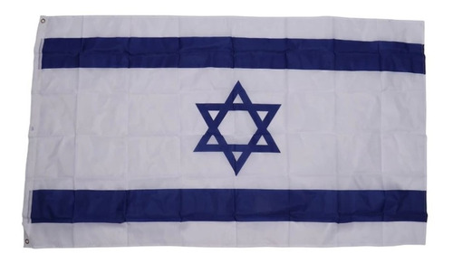 Bandera De Israel Poliester  90 Cm X 1.5 M 