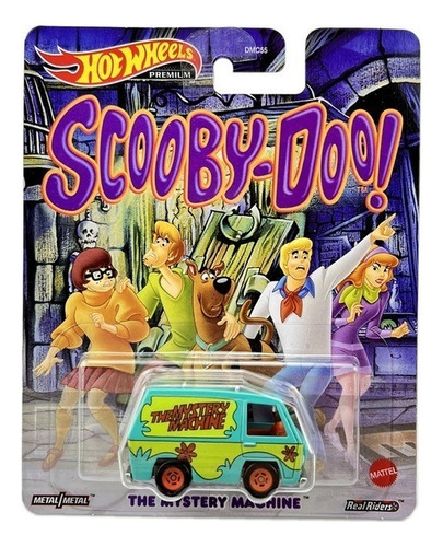 Neumáticos Hot Wheels Mystery Machine Premium Borracha Scooby-doo