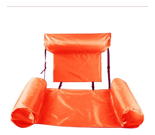 Tumbona Inflable Plegable Para El Agua Cama Silla Flotador .