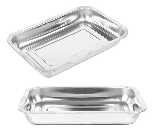 Fuentón Bandeja Asadera 39x29x4cm Acero Inox Gastronomía