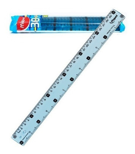 Imagen 1 de 3 de Regla Maped De 30 Cm Eco Acrilica Pack X 20 Unidades