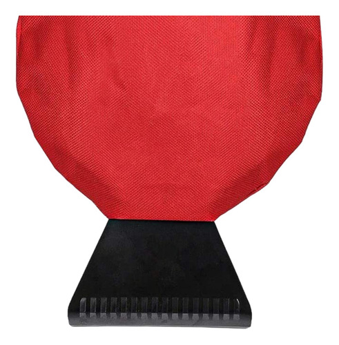 Prevenga Los Rasguños Auto Snow Ice Scraper Mitt Rojo