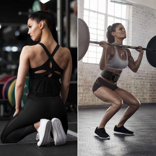Cinturon Para Gimnasio 2pcs, Faja Para Soporte De Espalda