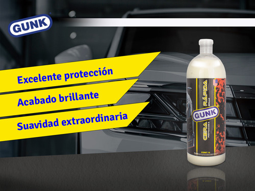 Cera Rápida Protector Y Acabado Brillante Botella 1 L Gunk