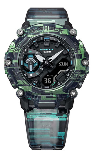 Relógio Casio G-shock Digital Glitch Ga-2200nn-1adr