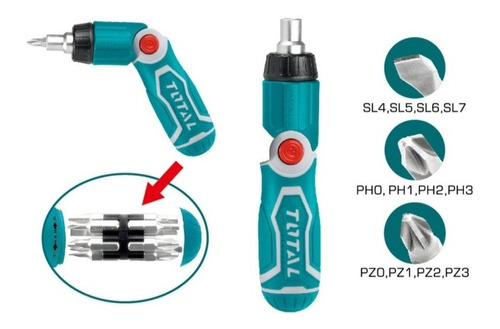 Juego De Destornilladores 13 En 1 Total Tools Tacsd30136