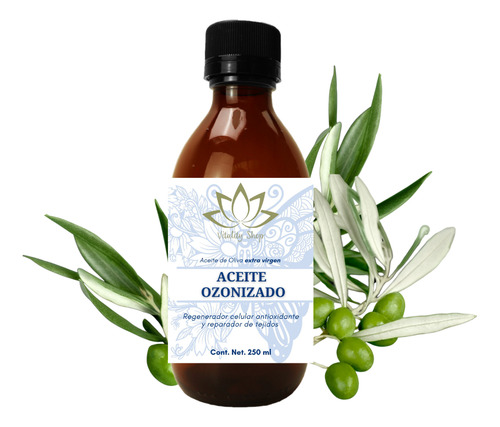 Aceite Ozonizado Elimina Manchas, Acné, Regenera 250ml Todo Tipo De Piel Noche