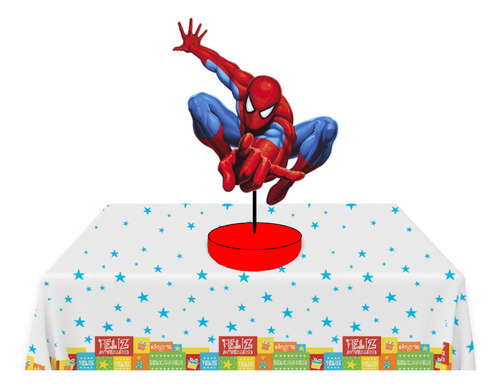  Centro De Mesa Spider-man Decoraciónes 