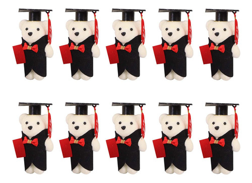 10x Osos De Peluche De Graduación Muñecos De Peluche De