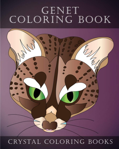Libro: Genet Coloring Book: 30 Hand Drawn Genet Coloring A