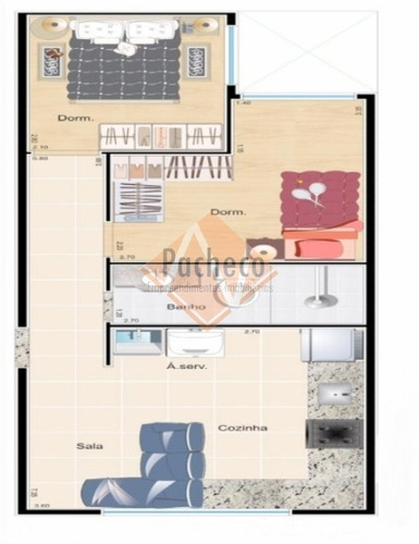 Imagem 2 de 3 de Apartamento/studio Na Vila Matilde 40 M², 2 Dormitórios, R$ 230.000,00 - 2207