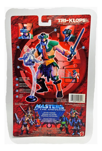 ### Mattel Motu 200x Tri Klops Four Horsemen Masters ### (Usado)