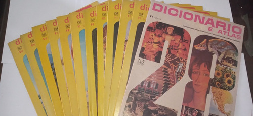 Coleção Dicionário E Atlas 28- Fasciculos 1-20 21-24 26-28 (Usado)