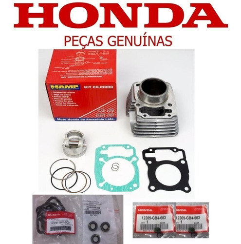 Kit Cilindro Motor Cg 150 Titan/bros 150 Original Honda 