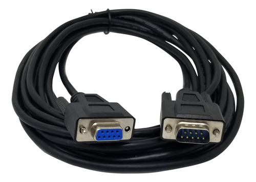 Basics Negro 15 Pie Db9 Pin Serial Rs232 Cable Extension