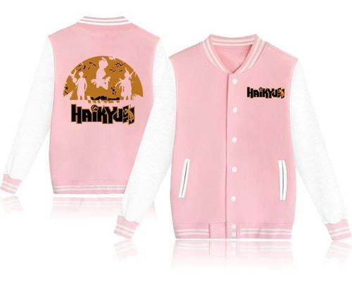 Sudaderas De Anime Haikyuu Chaquetas De Béisbol Estampadas H