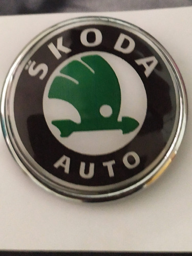 Emblema Boton Skoda Adhesivo X 1