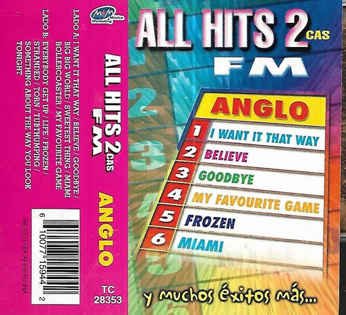 La Beat Band Album All Hits 2 Fm Anglo Sello M&m Cassette