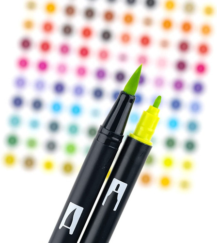 Imagen 5 de 8 de 10 Marcadores Tombow Dual Brush / Colores Brillantes Bright
