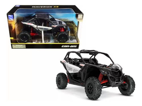 New Ray 1:18 Rzr Can Am Maverick X3 Gris Coleccion Sport