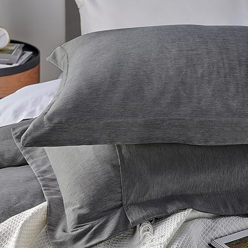 Cozylux Juego De Edredón Tamaño King ' 3 Piezas Gris Oscuro