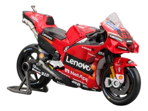 Ducati Desmosedici Gp 2022 Francesco Motocicleta 1:18 Maisto Color Rojo