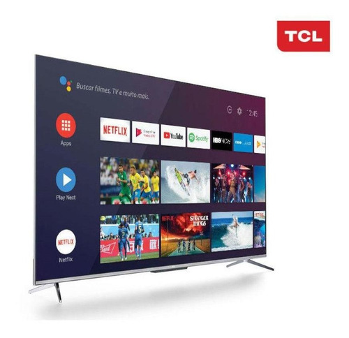 Imagem 2 de 3 de Smart Tv Tcl 65 P715 4k Uhd Android Com Comando De Voz