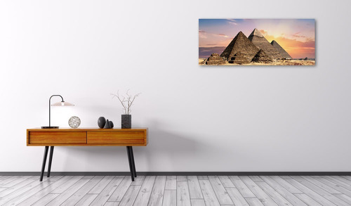 Cuadro Canvas Moderno Pirámides De Egipto 40x100cm