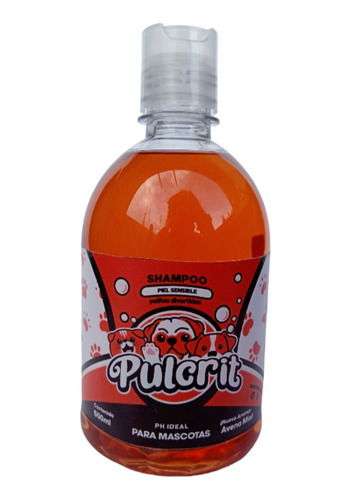 Shampoo Para Mascotas Pulcrit Piel Sensible 500 Ml