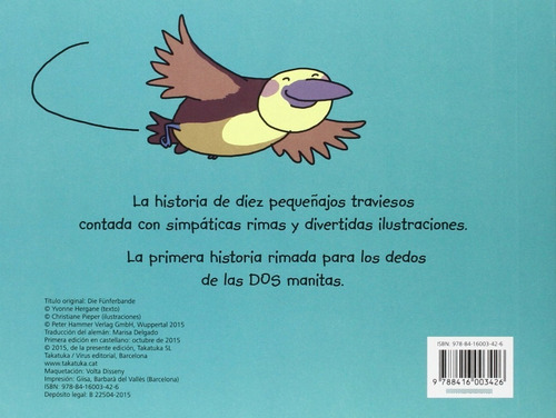 La Banda De Los Cinco, De Yvonne Hergane. Editorial Takatuka, Tapa Blanda En Español