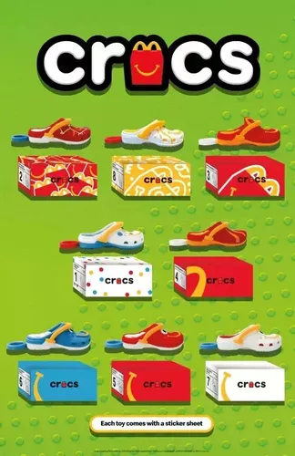 Juguete Mcdonald S Usa 2024 - Crocs # 6 (Usado)