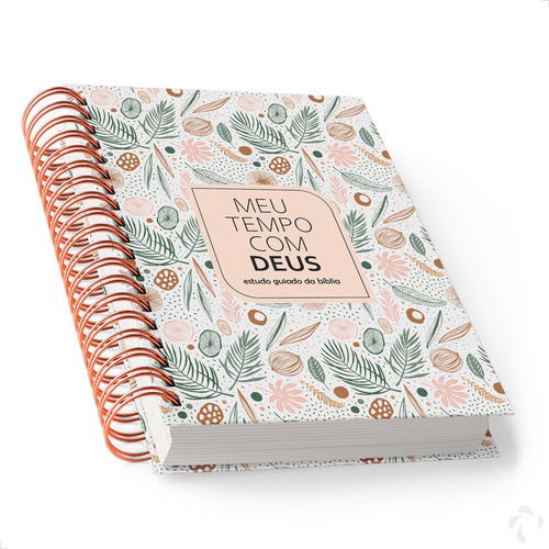 Caderno Devocional Planner De Leitura Diária Da Bíblia 365 D Meu Tempo Com Deus
