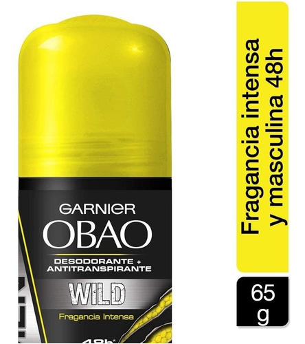 Desodorante Garnier Obao Wild Roll On 65 Gr