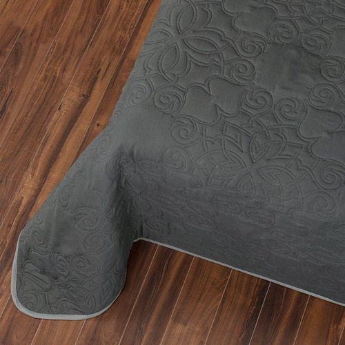 Edredón King Size Esquimal Pinsonic Liso + 2 Fundas Almohada Diseño De La Tela Topaz